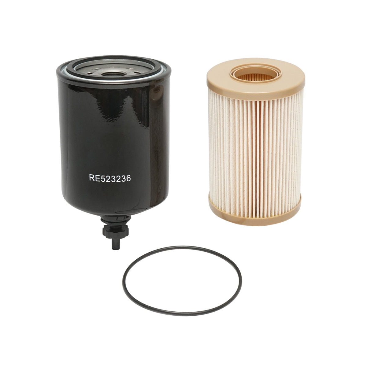 Fuel filter kit for John Deere OEM code P551124, XN680KIT, SP3008-2x, KN70303, RE520906, RE523236, RE525523, RE527961